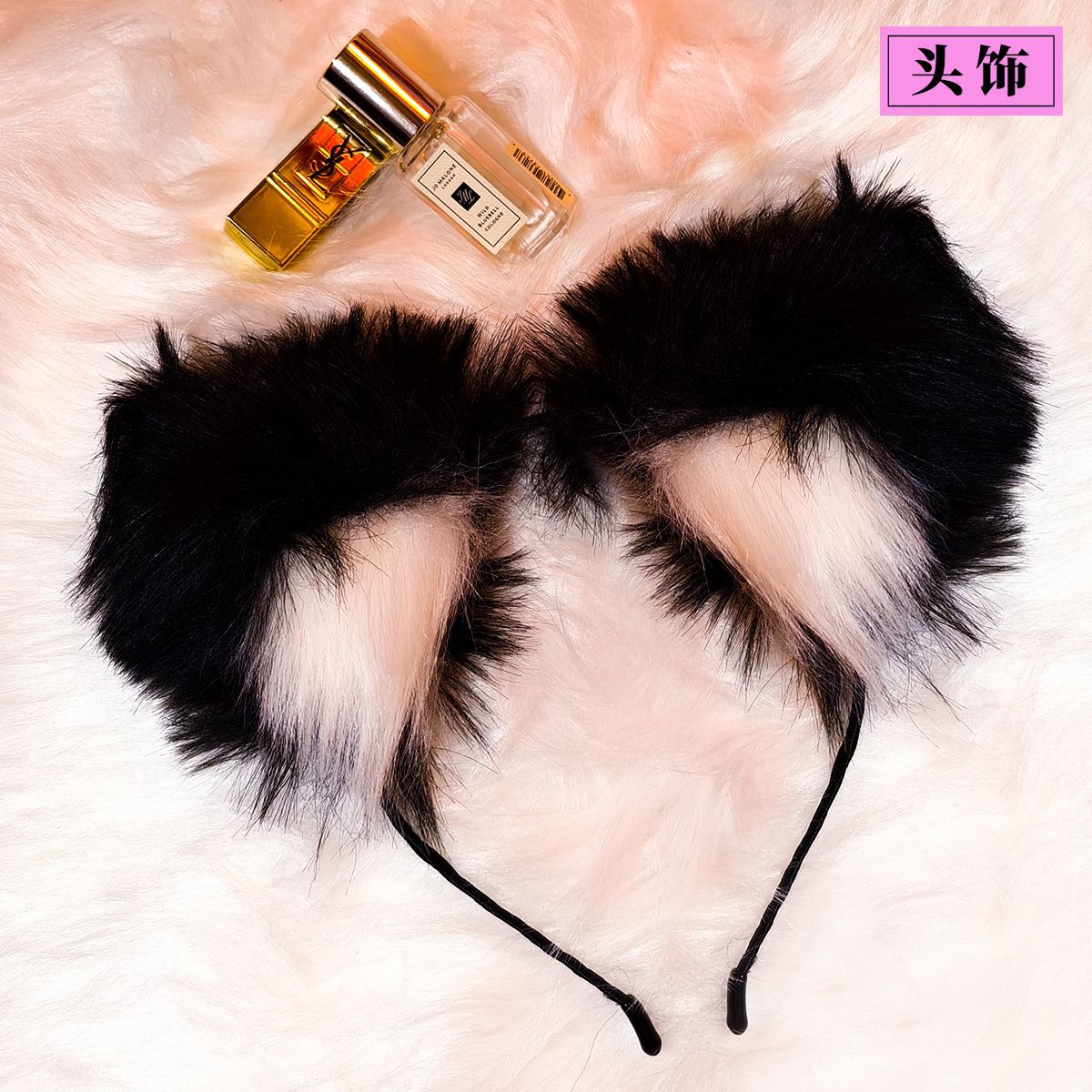 3 tocado de gato azul