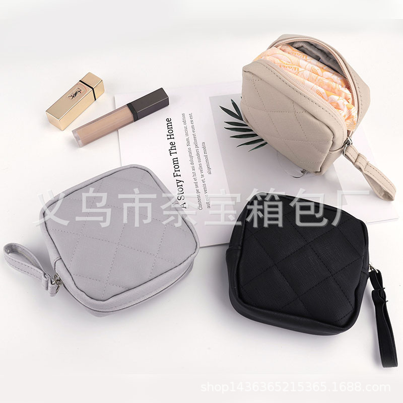Portable Cosmetics Bag, New Quilted Sanitary Napkin, Travel Organizer, Portable Sanitary Napkin Bag, Mini Storage, Coin Cosmetic Bag