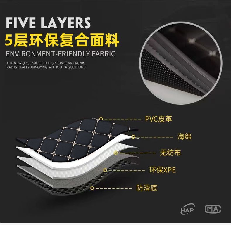 Suitable for Wuling Plantronics/Plantronics PLUS Trunk Mat Interior Modification 23-24 Plantronics Car Trunk Mat