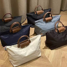 高品质龙镶牛皮旅行袋行李包健身包大容量轻便防水单肩包手提包