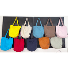 日系简约多口袋单肩包个性休闲尼龙拉链包女学生上课包百搭通勤包