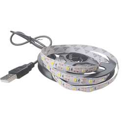 热卖款USB灯带2835不防水充电宝移动电源5V可用的LED背胶贴片灯条