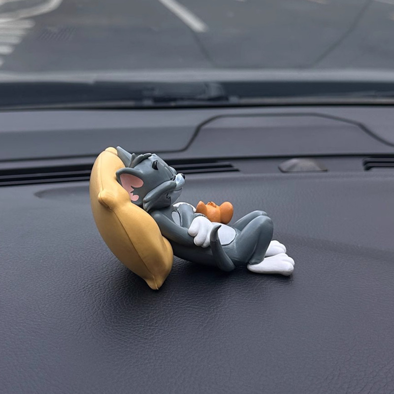 トムとジェリー トムジェリー 車の装飾品 車のかわいいデスク人形 センターコンソール インテリア装飾用品|undefined