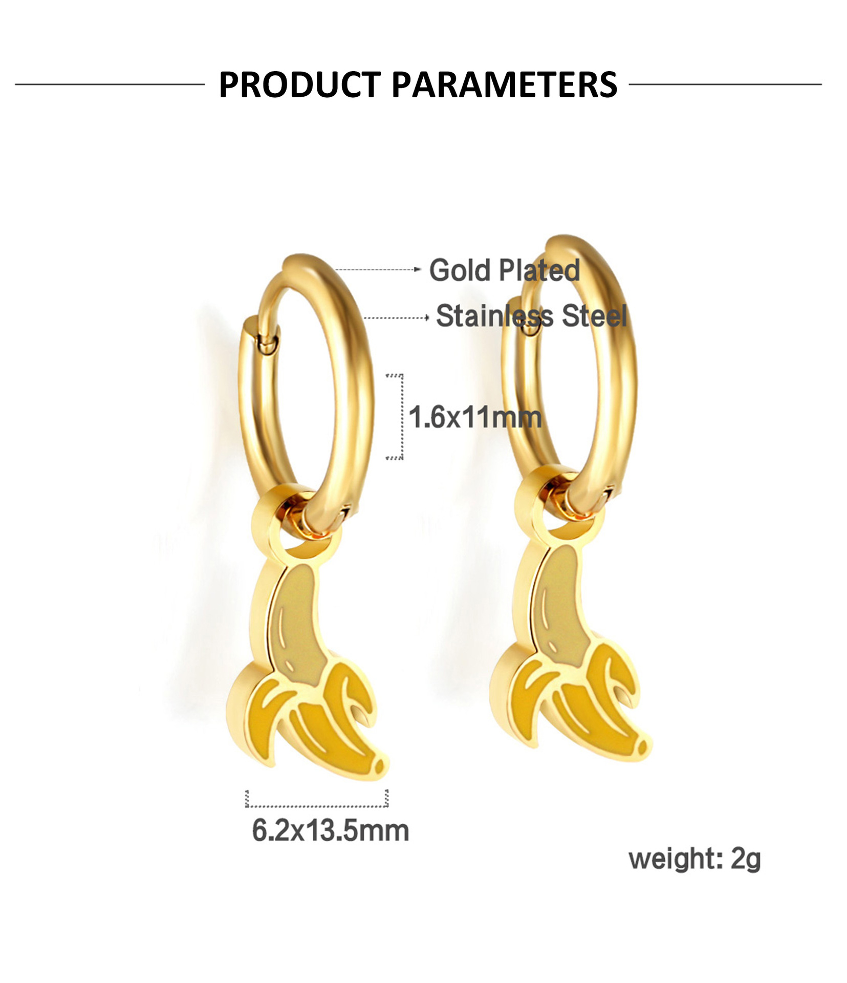 Daisy Pattern 1 Pair Simple Style Classic Style Daisy Plating 304 Stainless Steel Drop Earrings