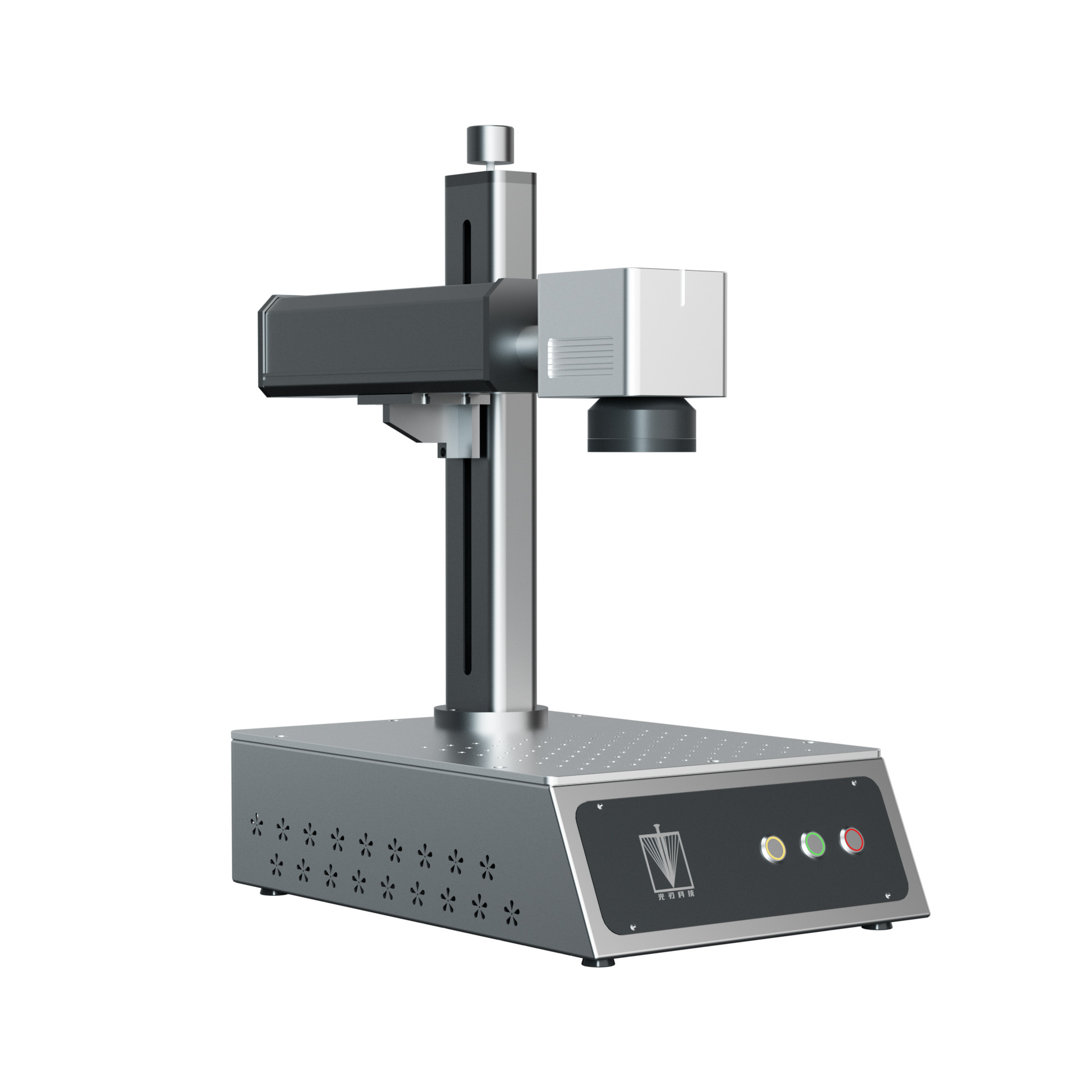 Pequeña máquina de marcado láser de fibra óptica encendedor metal cola lápiz regla llavero joyería de plata máquina de grabación en relieve