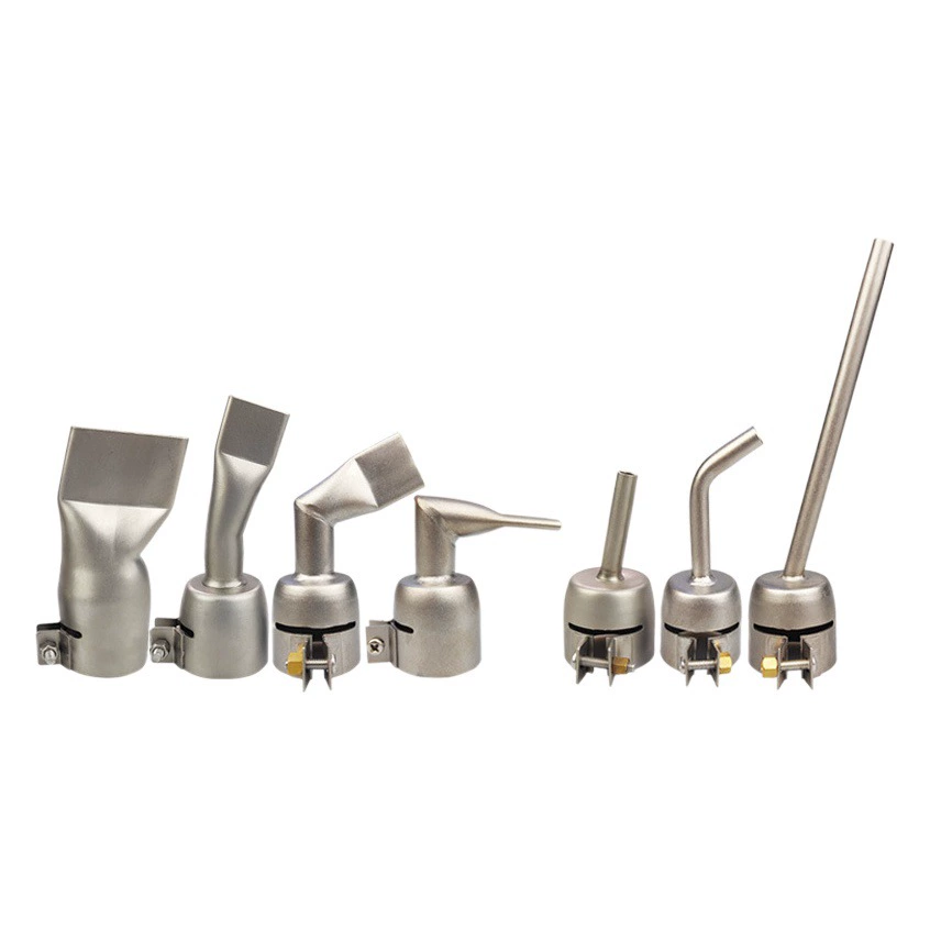 Горячий воздух пластиковый сварочный горелка фитинги из нержавеющей стали стандартный круглый сварочный насадка размер плоского насадки удлиненные углы плоского насадки