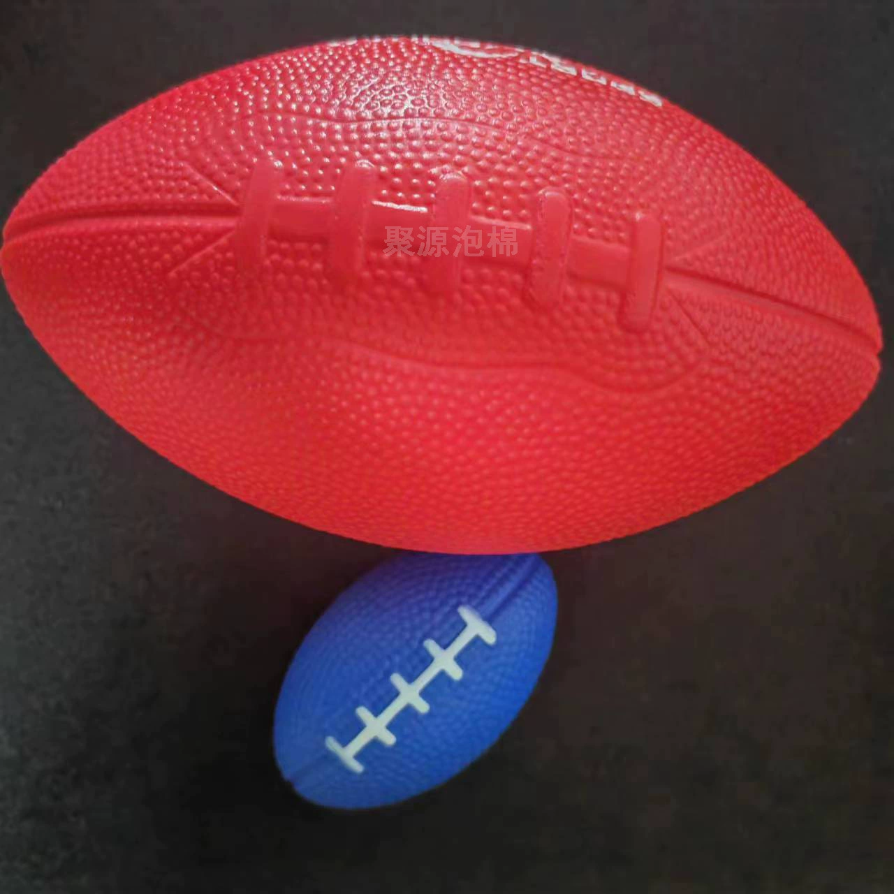 PU foam solid rugby high elastic decompression toy foam rugby solid sponge rugby wholesale