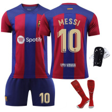 2324巴萨主场足球服套装9号莱万7登贝莱8佩德里30加维球衣