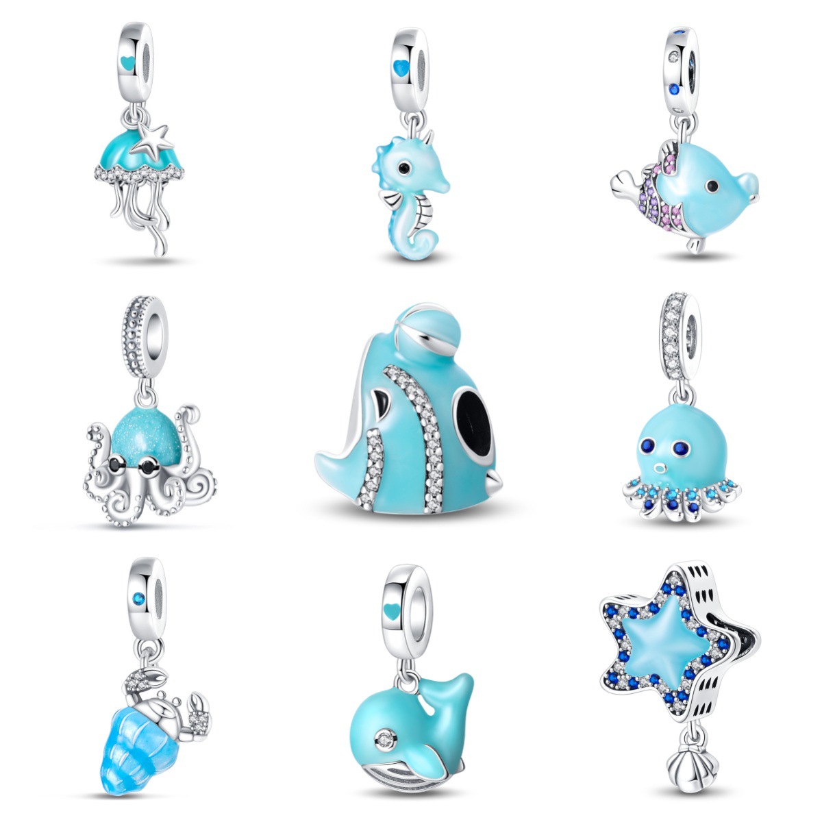 1 Piece Copper Star Fish Beads display picture 2