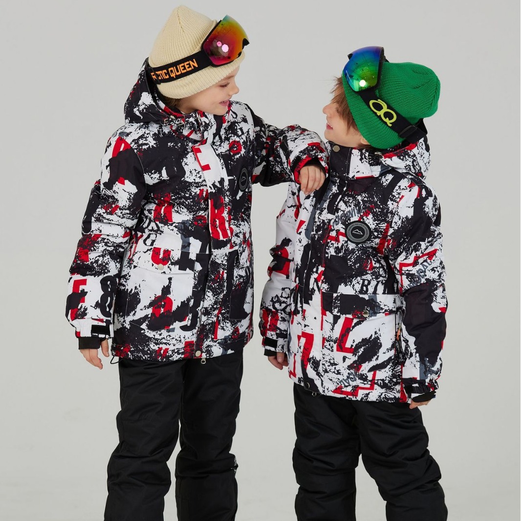 Kid's Clothing Children's ski suit set single board double board thick warm outdoor skiing_voghion.com
