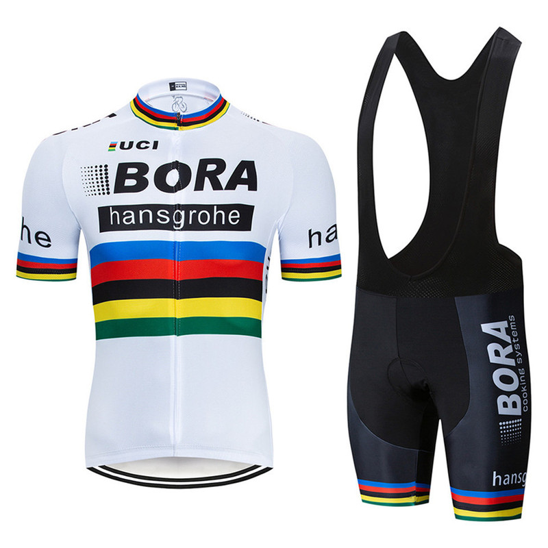 Bora Cycling Clothing Short-Sleeved Suit Men's Summer Breathable Cycling Shirt Mountain Bike Cycling Top Pants Road Bike