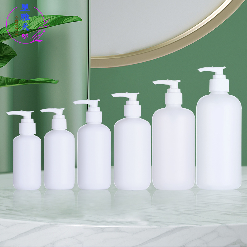 pe120-500ml乳液压泵洗护分装瓶 洗发水瓶沐浴露瓶 按压空瓶子