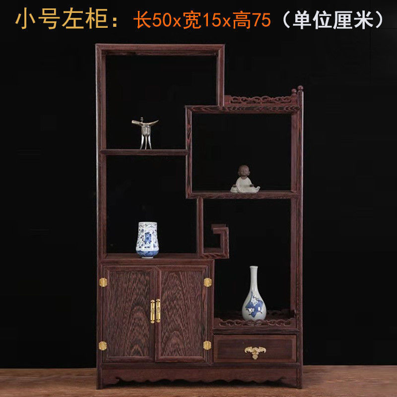 花梨木博古架实木中式茶室茶具置物架茶叶架子红木茶柜茶壶展示架|undefined
