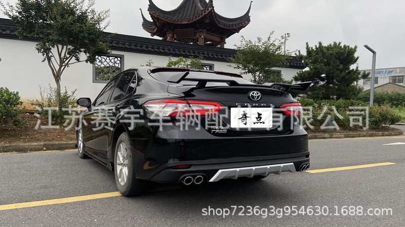 Suitable for sedan universal seagull tail modification non-perforated fixed wing Camry trd sports tail