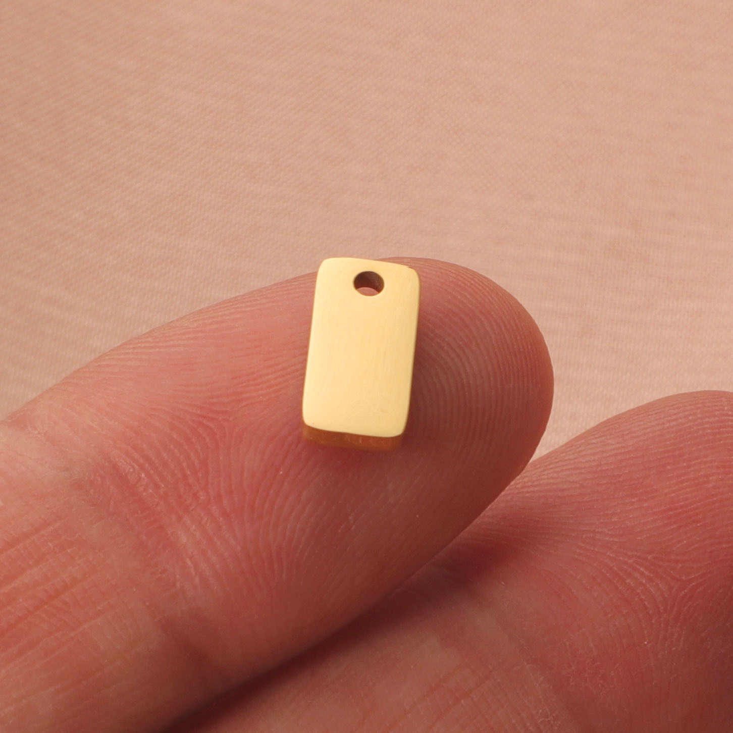 Pendentif carré en acier inoxydable pour collier diy tendance_voghion.com