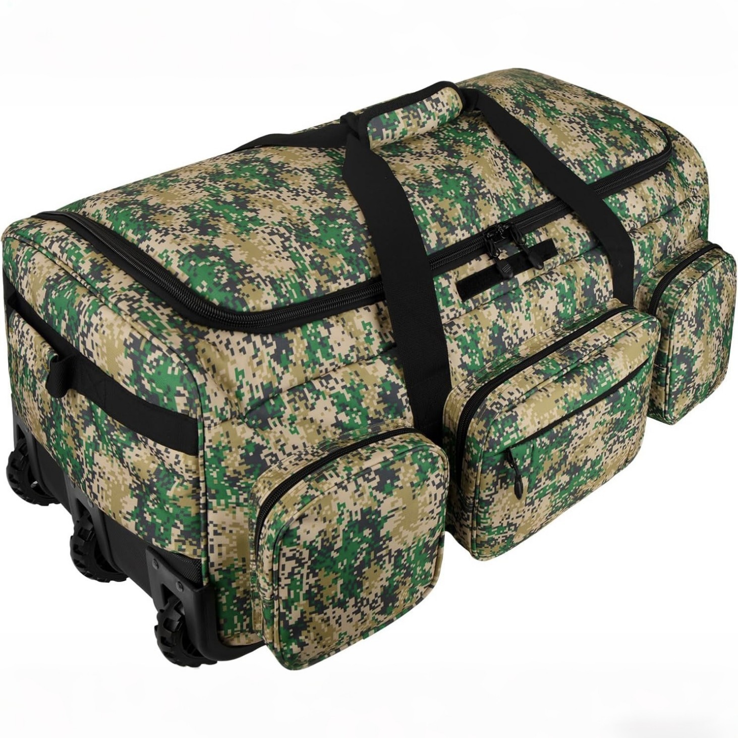 Tenfly Military Tug Bag, Long-Distance Travel Handbag, Tactical Military Fan Multifunctional Tug Bag, Flight Checked Baggage