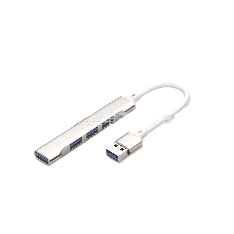 USB-разветвитель/док-станция для ноутбука, алюминиевый сплав, многофункциональная расширительная док-станция USB 3.0 HUB (квадратный)