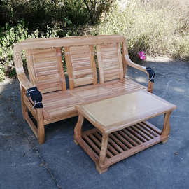 8BWI新中式实木客厅组合木质沙发全实木红木椅三人位五件套成人经