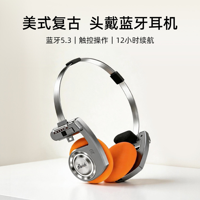 H1Pro Headphones American Retro Wireless Bluetooth Headset Internet Celebrity Plus Girls Photo Foldableing Model H1Pro Headphones American Retro Wireless Bluetooth Headset Internet Celebrity Plus Girls Photo Foldableing Model