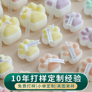 小猫爪香薰蜡烛摆件定制企业礼品伴手礼贴牌ODM可爱香氛造型蜡烛