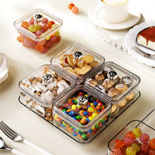 轻奢干果盘年货密封防潮分格大容量客厅茶几零食点心糖果收纳盒子