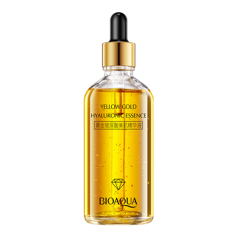 Sérum Facial de Ácido Hialurónico y Oro, Hidratante, para Cuidado Facial