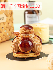 2-inch 3-inch round French bottom tray dessert spacer mousse bottom thick white black silver gold small cake paper tray