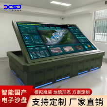 电子沙盘可升降军事作战模拟地形推演指挥中心3D全息数字沙盘系统