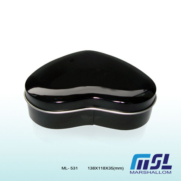 源头厂家 优惠供应精美马口铁ML-531巧克力罐 心形罐 糖果罐