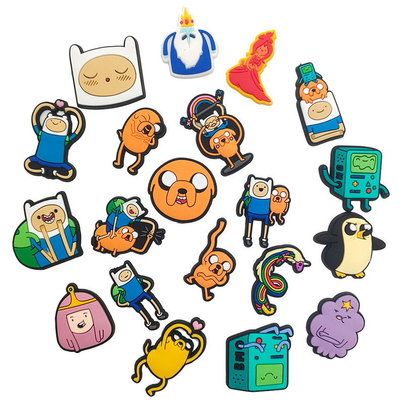 人気のトレンディなブランド漫画アニメーション Zhibixing 下駄花 DIY ソフトゴム下駄アクセサリー取り外し可能な 100 セット|undefined