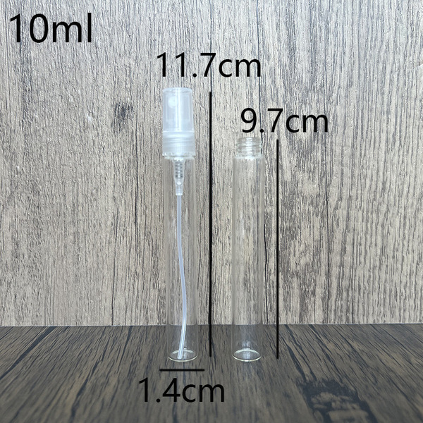 Small glass bottle