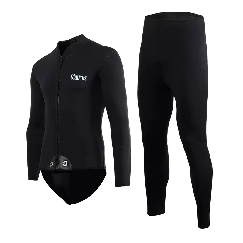 Split keep warm long-sleeve for men and women, 5mm, increased thickness