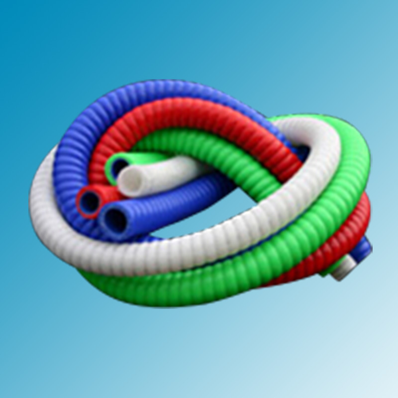 GREATFLEX厂家定制FC31大弯曲减震钢丝缠绕夹布 食品级波纹硅胶管