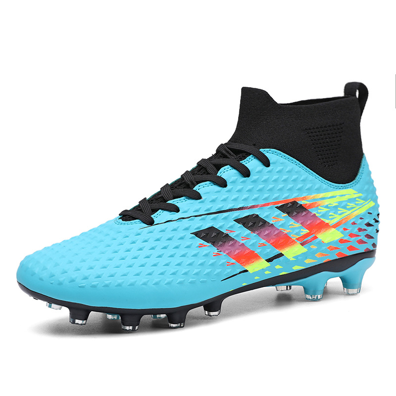 23 nuevos zapatos de fútbol de alta calidad transfronterizos uñas largas uñas rotas competencia entrenamiento zapatos hombres y mujeres adultos zapatos de fútbol