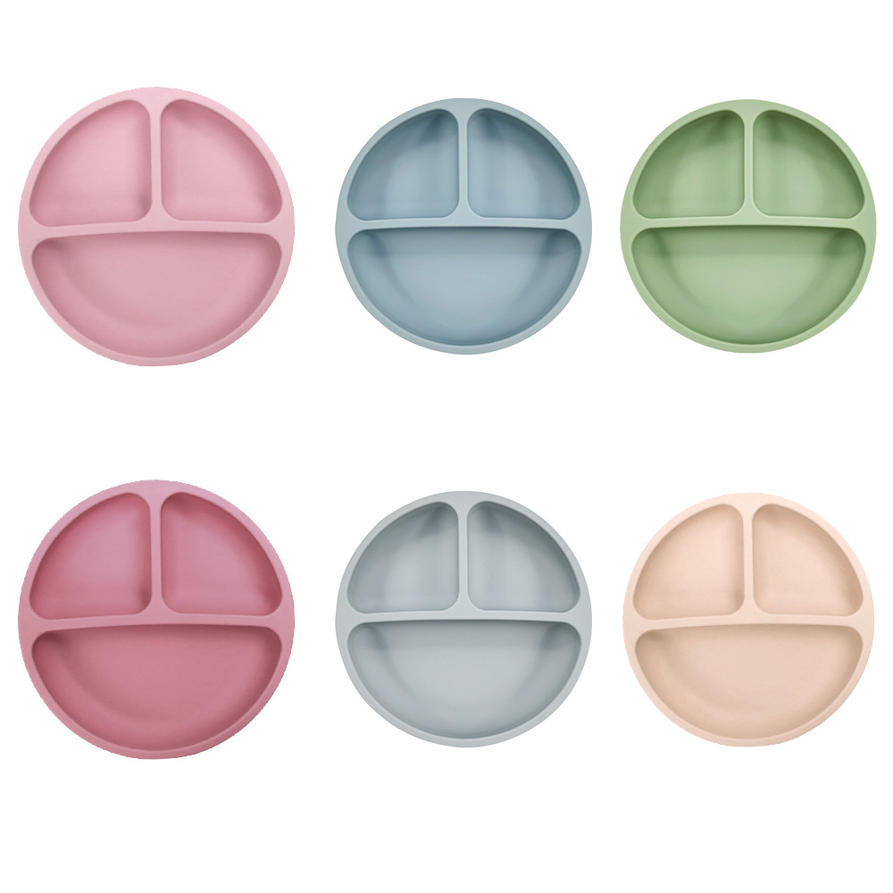 M154多吸盘笑脸餐盘-颜色