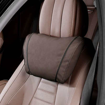 Headrest Suitable for Mercedes-Benz, Bmw and - k-type-mocha-brown-1-headrest