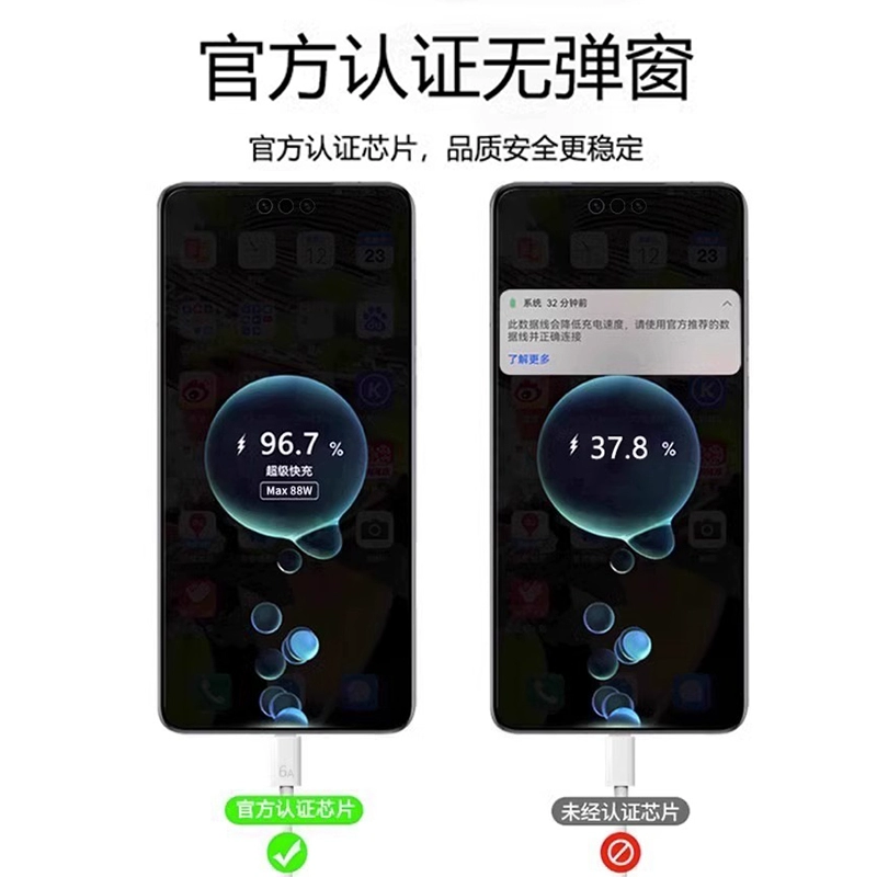Huawei, совместимый мобильный телефон, зарядное устройство, 88W, 100W, 6A, оптом