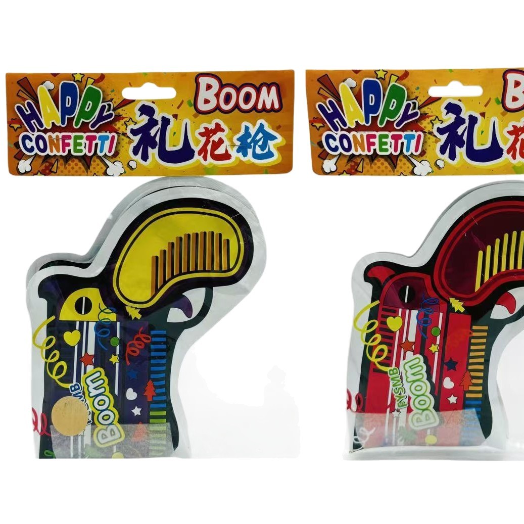 Armas de regalo de mano atmósfera festiva automática props creativos jardín de infantes diseño de fiesta de cumpleaños boda fiesta