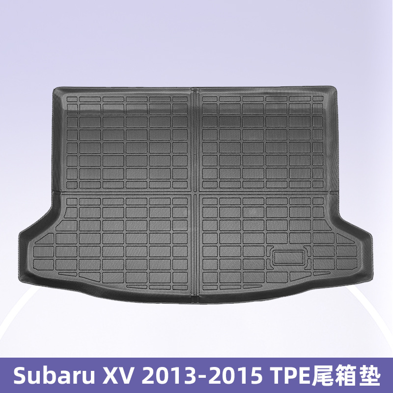 Aplicable a Subaru XV 2013 - 2015 TPE Foot Pads 3D All-Weather Material Backpack Pads