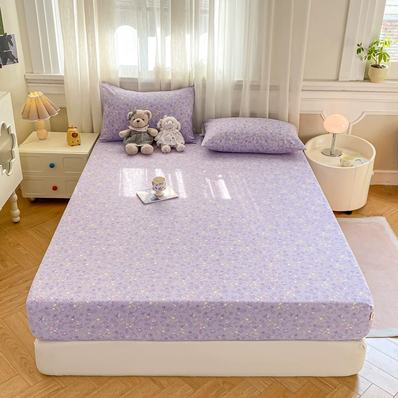Хлопковая простыня, матрас, пылезащитный чехол, мат, комплект, повышенная плотность, хлопок и лён, 3 предмета
