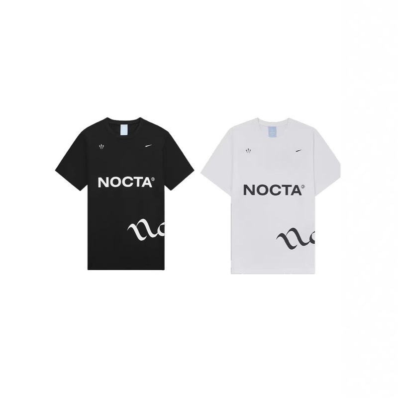 25Ss New Nocta Collaboration Series Men's Summer Short-Sleeved T-Shirt Sports Top