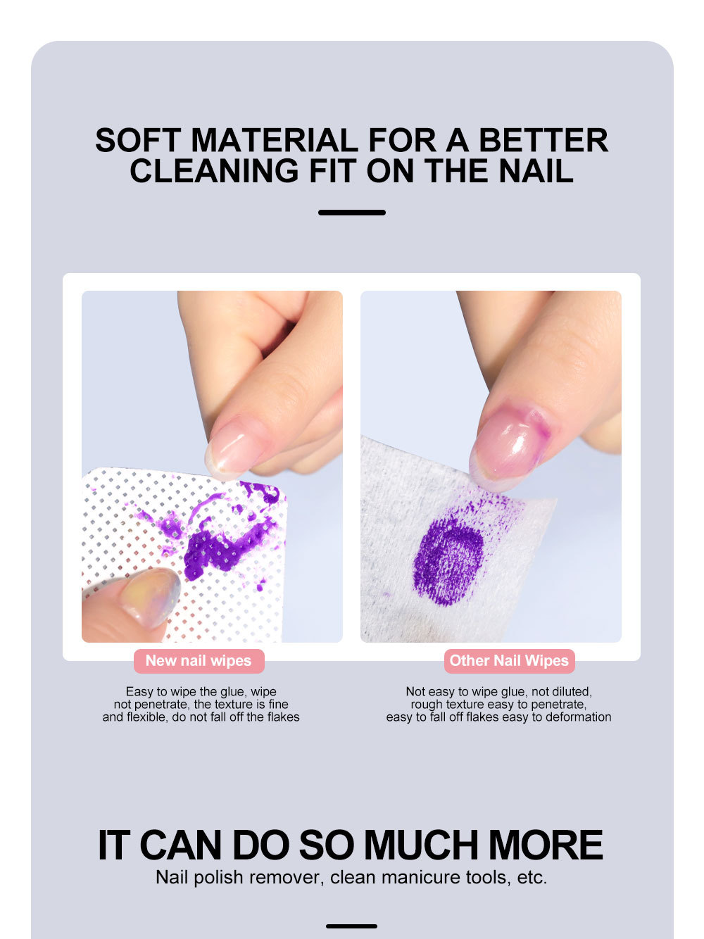 132g Weight Cotton for nail removing Nail Supplies One Pack Quantity Gel Material Solid Color Pattern Simple Style, Classic Style Style Simple Style Classic Style Solid Color Gel Cotton For Nail Removing One Pack 1