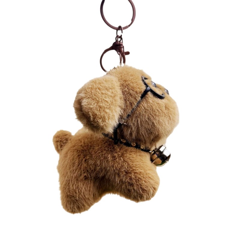 かわいい子犬のぬいぐるみの漫画の目の鈴の人形のプレゼントのかばんのキーホルダーのペンダントの卸売り|undefined