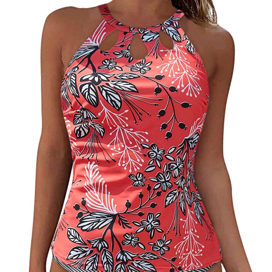 2025 Cross-Border European and American Sexy One-Piece Swimsuit for Women Amazon Conservative Swimsuit Backless Belly-Covering Swimsuit Vest