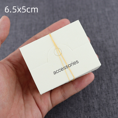 Hairpin cardboard cute Korean style ins style hair accessories headband diy paper card headwear hanging card folding card