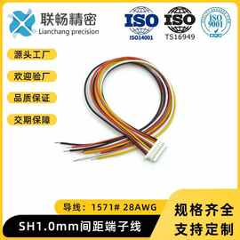 厂家批发SH1.0mm间距端子线电脑耳机蓝牙设备电源连接线单双头