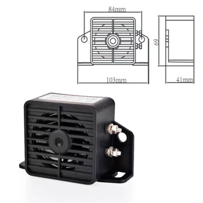 Car horn/tweeter Dump Truck Reversing Voice - a2-tone-buzzer-12-24v-single-speaker-universal