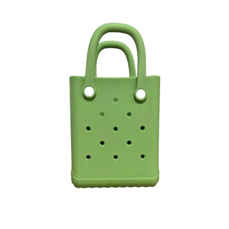 Spot al por mayor cesta de eva de un solo hombro nuevo bolso de playa de vacaciones junto al mar de gran capacidad de verano popular bolso de mano