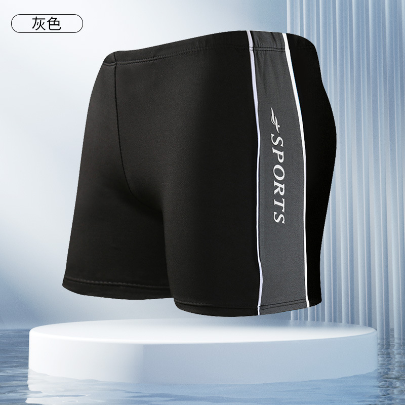 Bañador de natación de los hombres extra grande 200kg Boxer playa de aguas termales suelta grasa más tamaño Natación troncos al por mayor