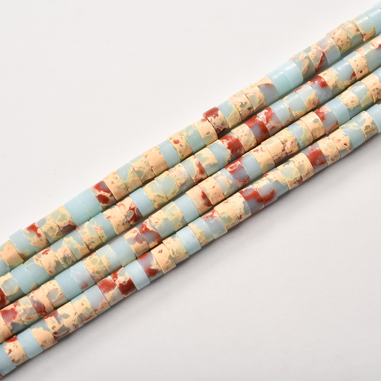 Organic beads, accessory, accessories, 3×6mm, DIY